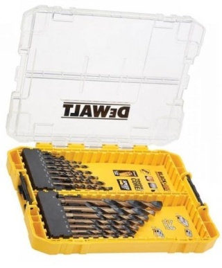 Zestaw wierteł do metalu DeWALT 21cz. 1-12mm