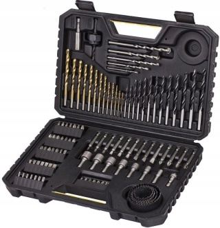 Zestaw wierteł i bitów STANLEY STA7205-XJ w mocnej kasecie 100 sztuk