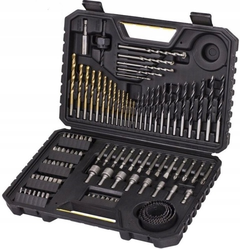 Zestaw wierteł i bitów STANLEY STA7205-XJ w mocnej kasecie 100 sztuk