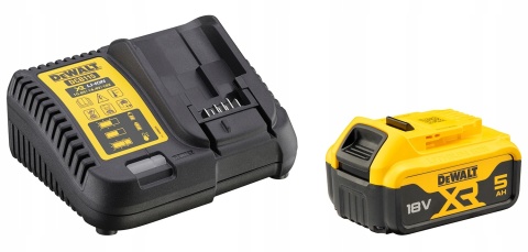 Akumulatorowy sekator DeWALT 18V XR do gałęzi 38mm 1 x aku 5Ah ładowarka