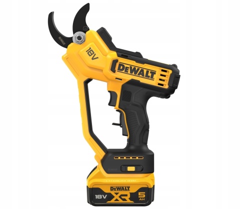 Akumulatorowy sekator DeWALT 18V XR do gałęzi 38mm 1 x aku 5Ah ładowarka