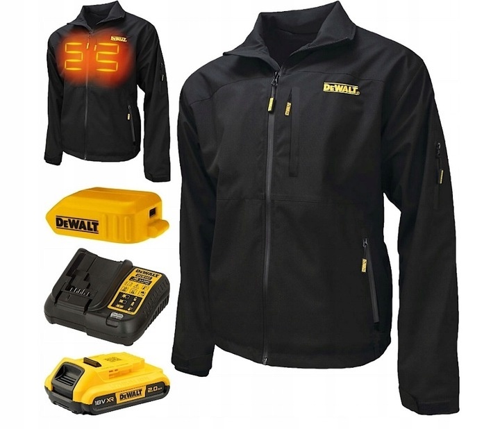 DEWALT DCHJ090BD1-M KURTKA PODGRZEWANA SOFTSHELL ROZMIAR M