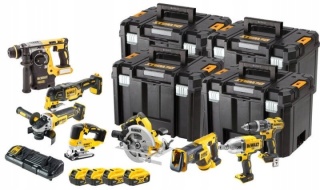 DEWALT ZESTAW COMBO 8 ELEKTRONARZĘDZI 18V DCK865P4T