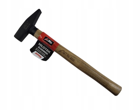 Młotek ślusarski K2 200g (trzon drewniany)