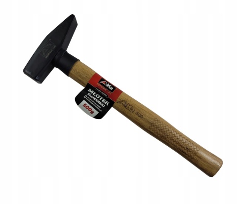 Młotek ślusarski K2 500g (trzon drewniany)