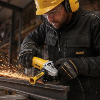 Szlifierka kątowa DeWalt 125 MM 1400W, łopatka