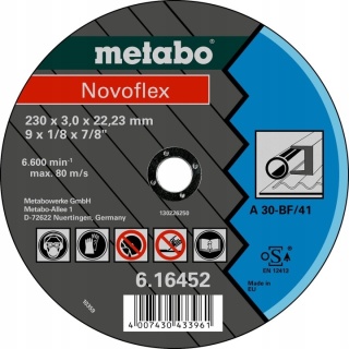 Tarcza tnąca METABO do stali A 30 125x2,5x22