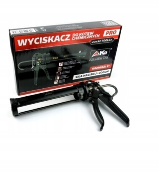 Wyciskacz ręczny do silikonu K2 INDUSTRY PRO 9" N-W05 – kartusze 280/310 ml, siła >3000 N, przełożenie 25:1