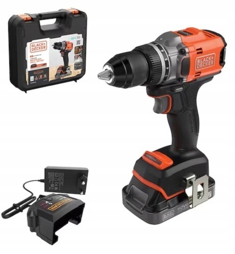 Wiertarko-wkrętarka Black & Decker BLD682D1XK-QW 1x2,0Ah ładowarka