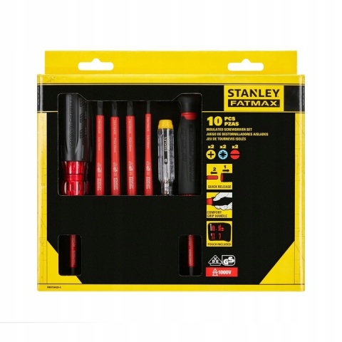 Wkretaki FatMax VDE MultiBit 10 sztuk STANLEY