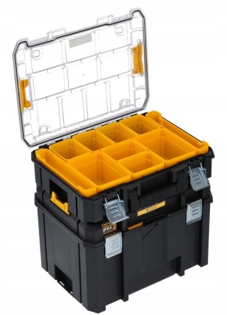 ZESTAW SKRZYŃ NARZĘDZIOWYCH DEWALT TSTAK TS 2W1 DWST83346-1 DWST82968-1