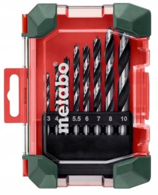 Zestaw wierteł do drewna Metabo 8 szt.
