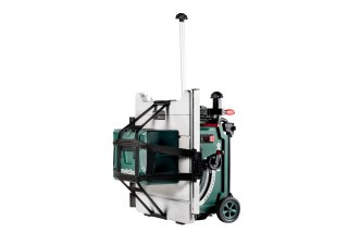 Akumulatorowa stołowa pilarka tarczowa TS 36-18 LTX BL 254, z ładowarką ASC Ultra M 4 akumulatory LiHD 18 V / 8,0 Ah Metabo 61