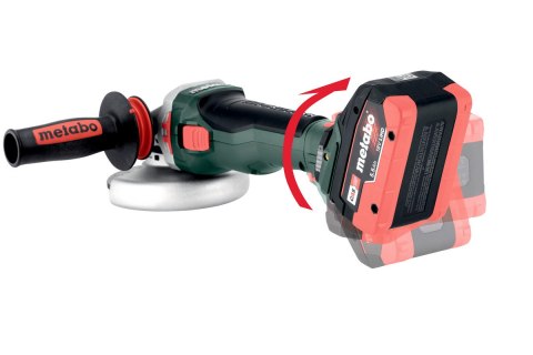 Akumulatorowa szlifierka kątowa WPBA 18 LTX BL 15-125 Quick DS Metabo 601734840