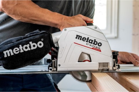 KT 18 LTX 66 BL Set Akumulatorowa pilarka tarczowa do cięcia wgłębnego Metabo 691172840