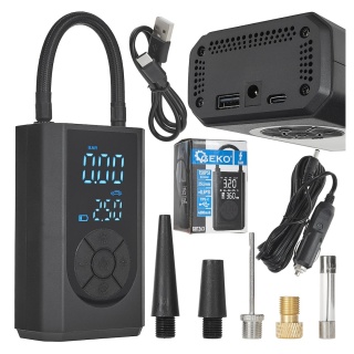 Kompresor rowerowy/samochodowy GEKO 4000mAh 84W