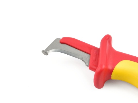 Nóż izolowany do usuwania izolacji kabli Tvardy 180mm VDE