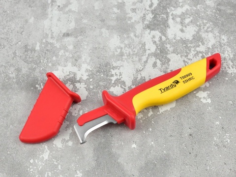 Nóż izolowany do usuwania izolacji kabli Tvardy 180mm VDE