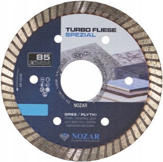 Tarcza diamentowa NOZAR Turbo Spezial - Dia-ts 85x22,23/1,0x7