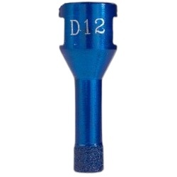 NOZAR - Wiertło do ceramiki NA SUCHO - niebieskie - fi 12mm /M14/ dł 35mm / Schiebeblister