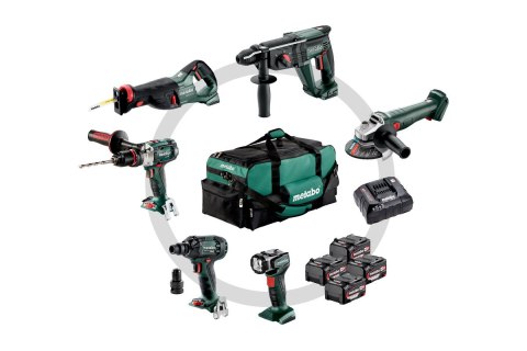 Narzędzia akumulatorowe w zestawach Combo Set 6.1 Metabo 685211000