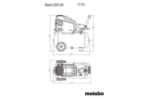 Sprężarka Basic 200-24 * Metabo 601522000