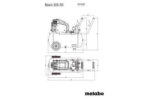 Sprężarka Basic 300-50 * Metabo 601525000