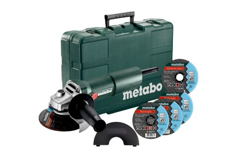 Szlifierka kątowa W 750-125 Set Metabo 603605680