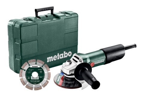 Szlifierka kątowa W 850-125 Set Metabo 603608510