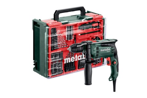 Wiertarka udarowa SBE 650 Set Mobilny Warsztat Metabo 600742710