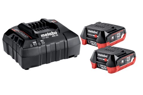 Zestaw podstawowy 12 V 2 x LiHD 4,0 Ah Metabo 685301000