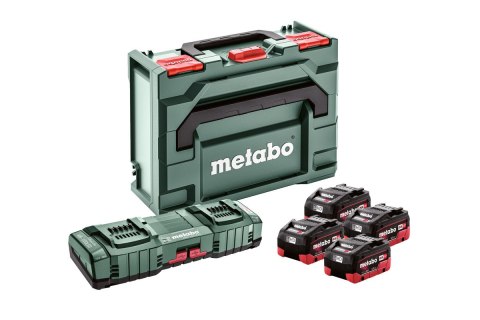 Zestaw podstawowy 4x LiHD 5,5 Ah ASC 145 DUO metaBOX 145 Metabo 685180000