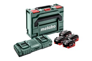Zestaw podstawowy 4 x LiHD 8,0 Ah ASC 145 Duo metaBOX 145 Metabo 685135000