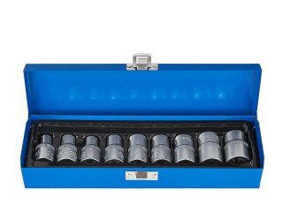 9el.kpl.nasadek torx E10-24,1/2"GEKO,walizka Geko