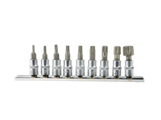 9el.zestaw kl.trzp.torx T10-60 1/4" CRV(10/20) Geko