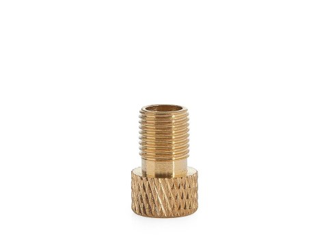 Adapter presta/rowerowy do pompowania kół - mosiężny (25/300) Geko
