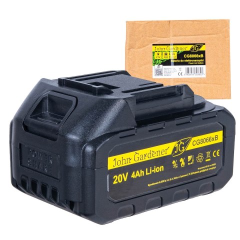 Bateria 4.0Ah 20V do narzędzi akumulatorowych G8066x (1) Geko