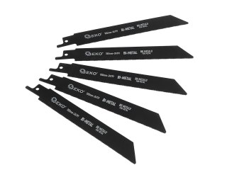 Brzeszczoty bi-metal do piły szablastej do metalu 150mm 24TPI 5el. (80) Geko