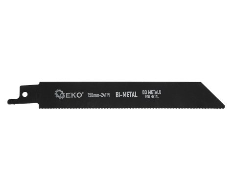 Brzeszczoty bi-metal do piły szablastej do metalu 150mm 24TPI 5el. (80) Geko
