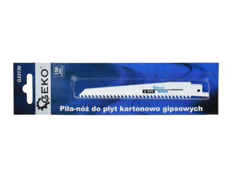 Brzeszczoty do piły szablastej 150mm 6TPI, 5 szt (20/200) Geko