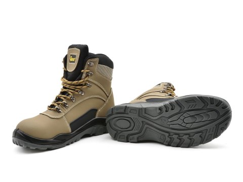 Buty ochronne model nr 7 nubuk wysokie S3 SRC - r. 39 Geko
