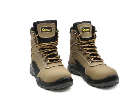 Buty ochronne model nr 7 nubuk wysokie S3 SRC - r. 41 Geko