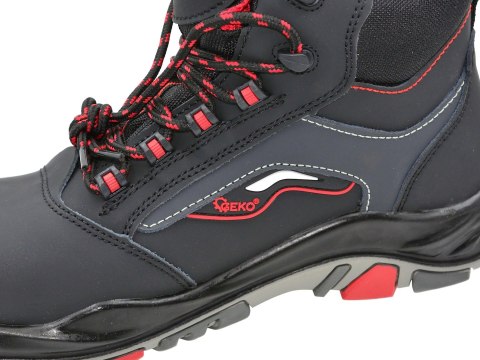 Buty ochronne model nr 9 nubuk czarne S3 SRC - r. 40 (10) Geko
