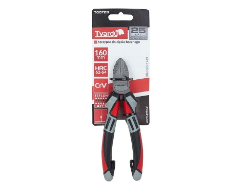 Szczypce do cięcia bocznego Tvardy 160mm CrV