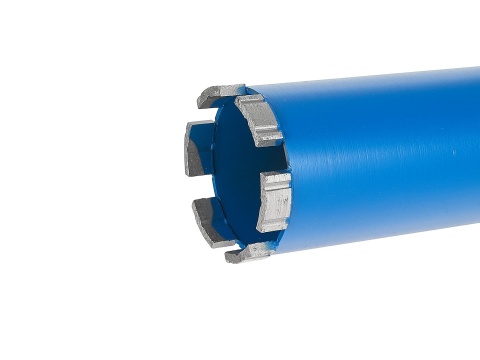 Wiertło diamentowe koronowe Geko do wiertnicy na sucho i mokro 62x10x450mm 6T 1.1/4"