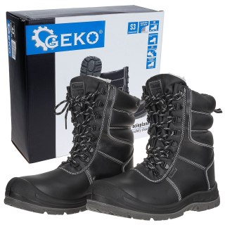 Buty robocze ochronne zimowe ocieplane S3 SR FO - r. 39 Geko