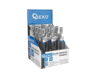 Chwytak magnetyczny teleskopowy LED 80cm - kartonik wystawowy (12/48) Geko