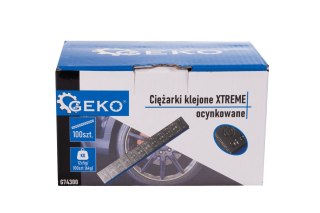 Ciężarki klejone XTREME ocynkowane 12x5g - zestaw 100 pasków (6kg) Geko