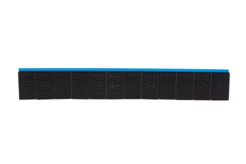 Ciężarki klejone XTREME powlekane czarne 12x5g - zestaw 100 pasków (6kg) Geko