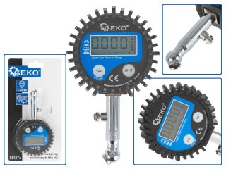 Ciśnieniomierz cyfrowy - elektroniczny do kół(60/84) Geko